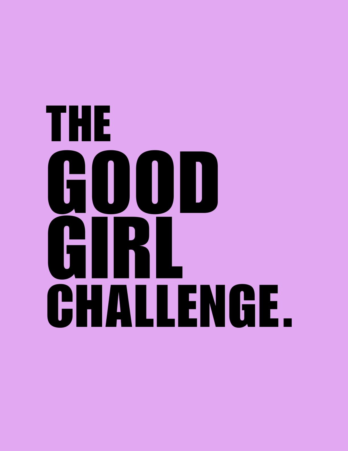 The Good Girl Challenge cover